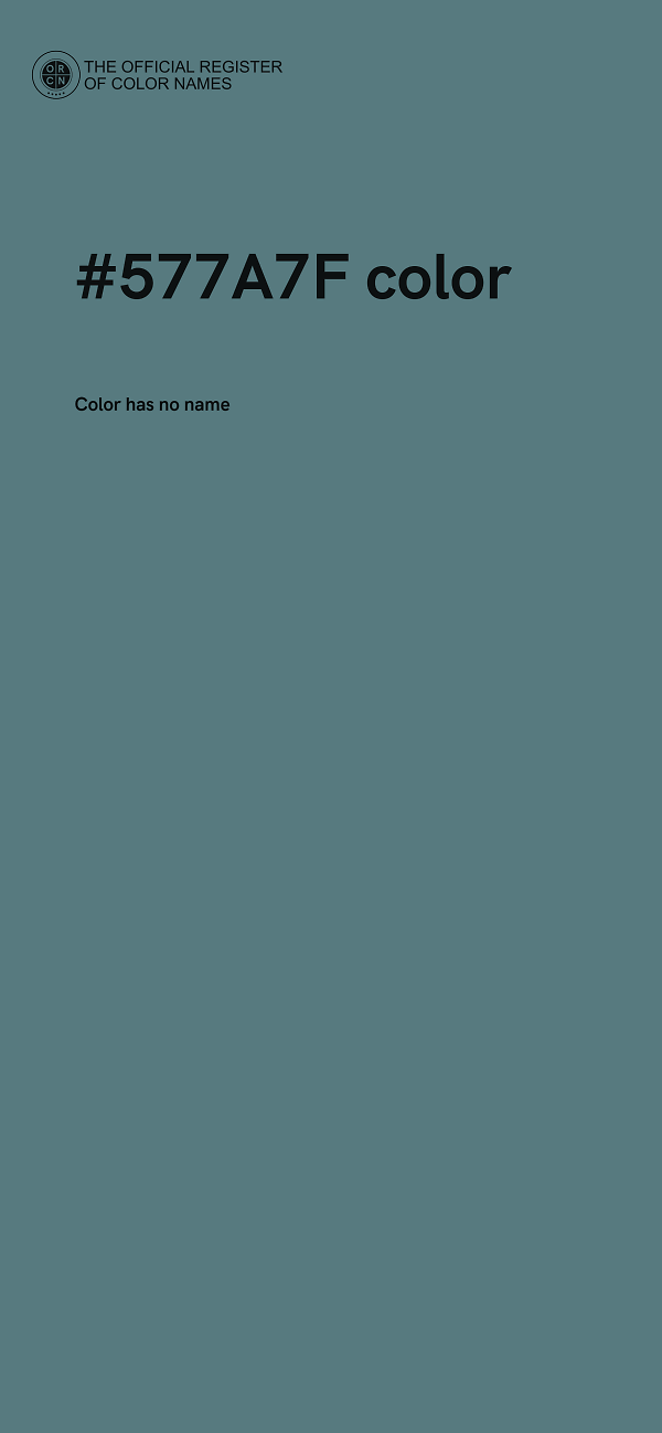 #577A7F color image