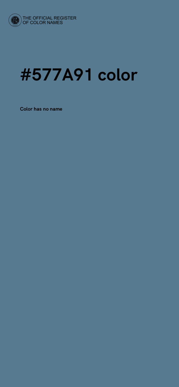 #577A91 color image