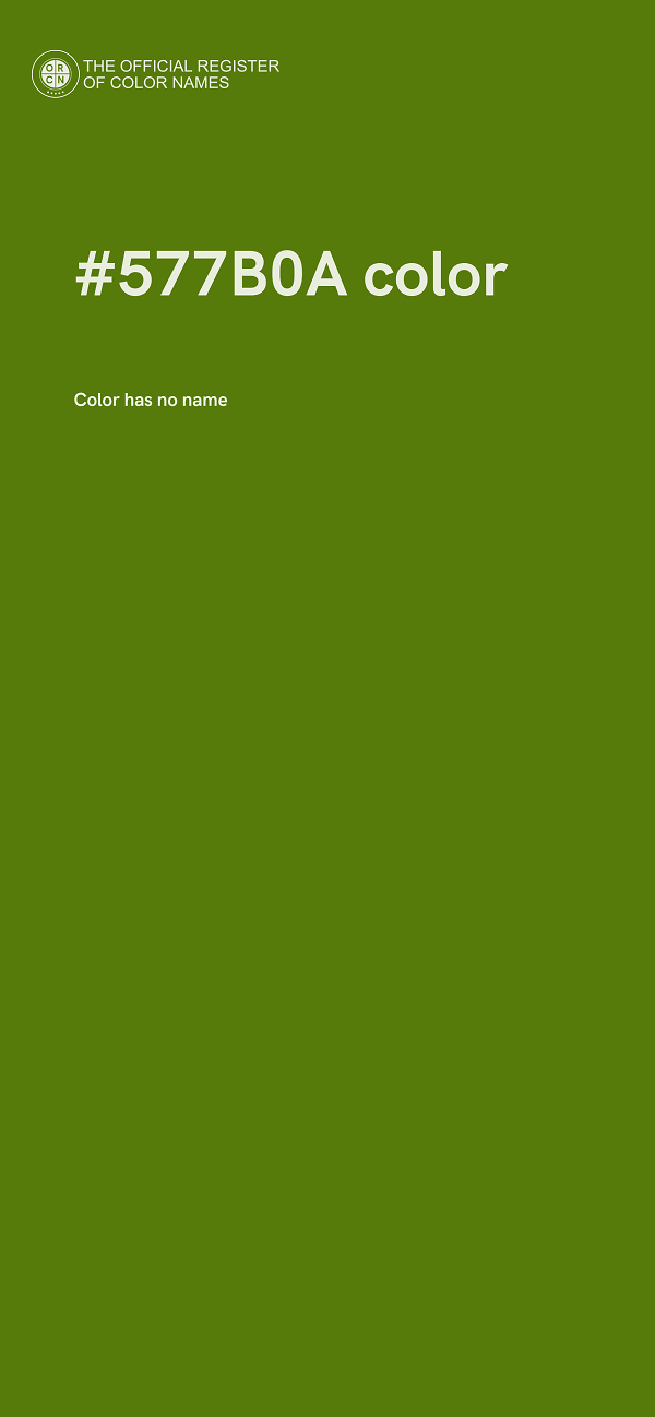 #577B0A color image