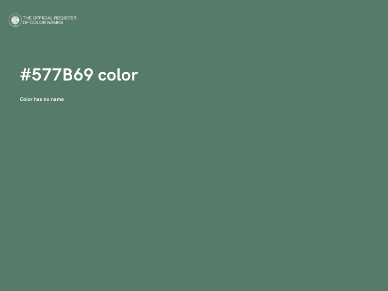 #577B69 color image