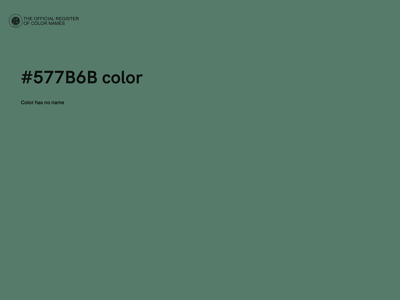 #577B6B color image