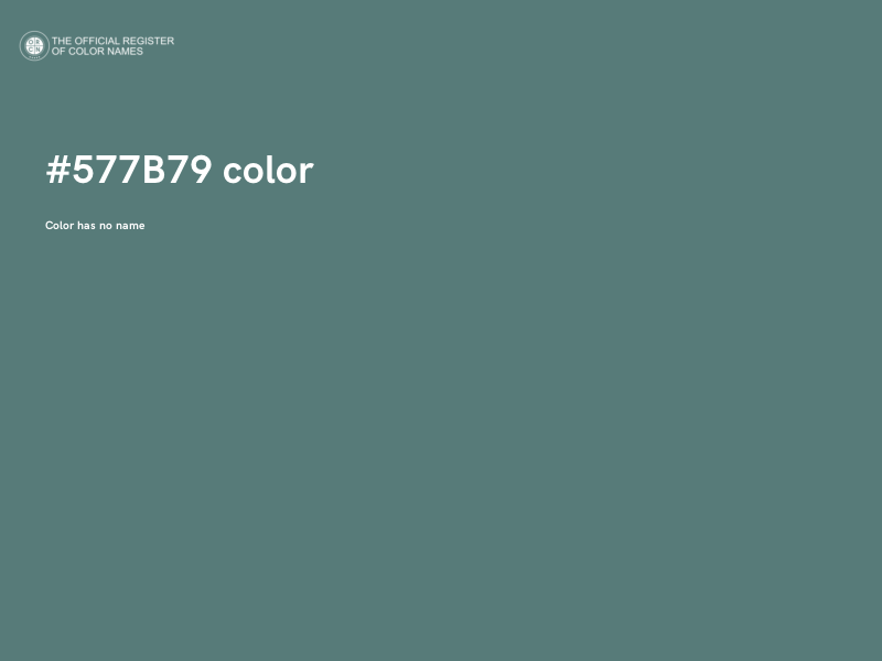 #577B79 color image