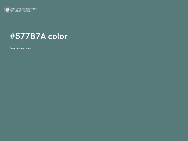 #577B7A color image