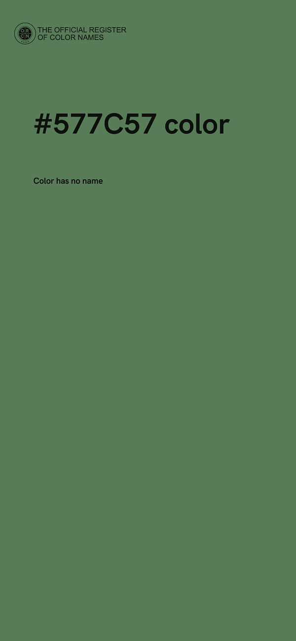 #577C57 color image