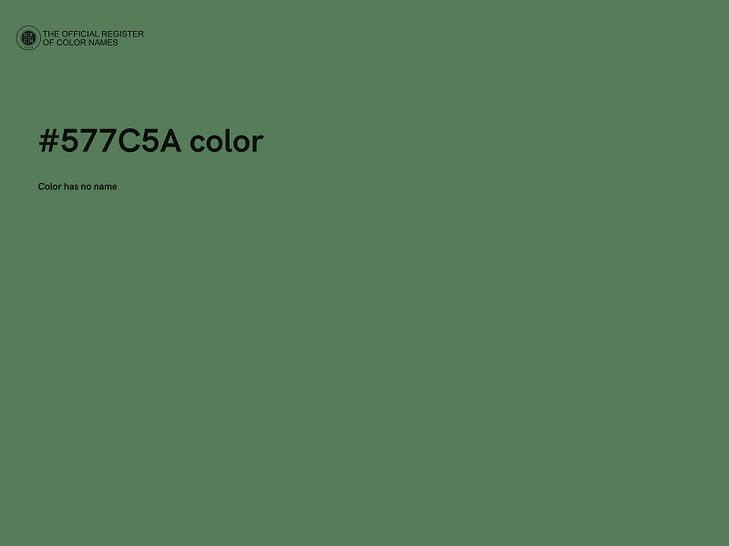 #577C5A color image