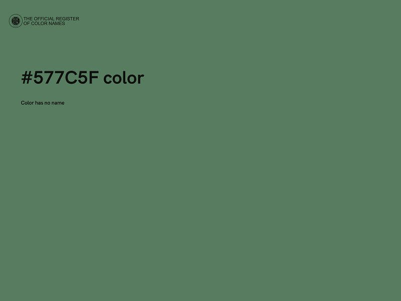 #577C5F color image