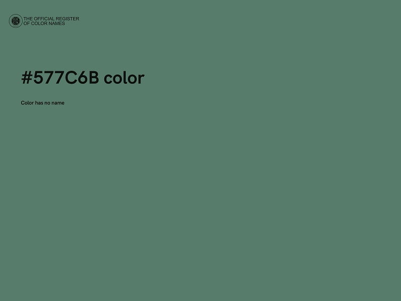 #577C6B color image