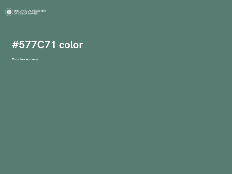 #577C71 color image