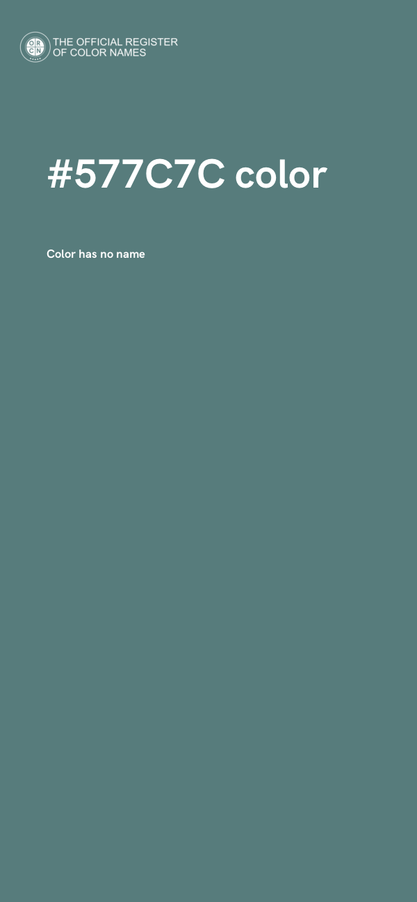 #577C7C color image