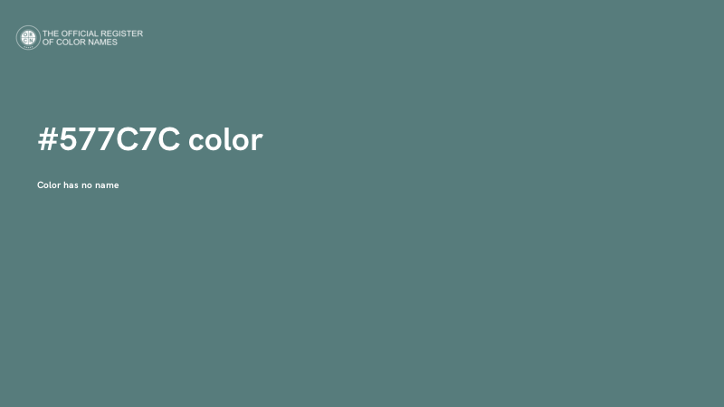 #577C7C color image