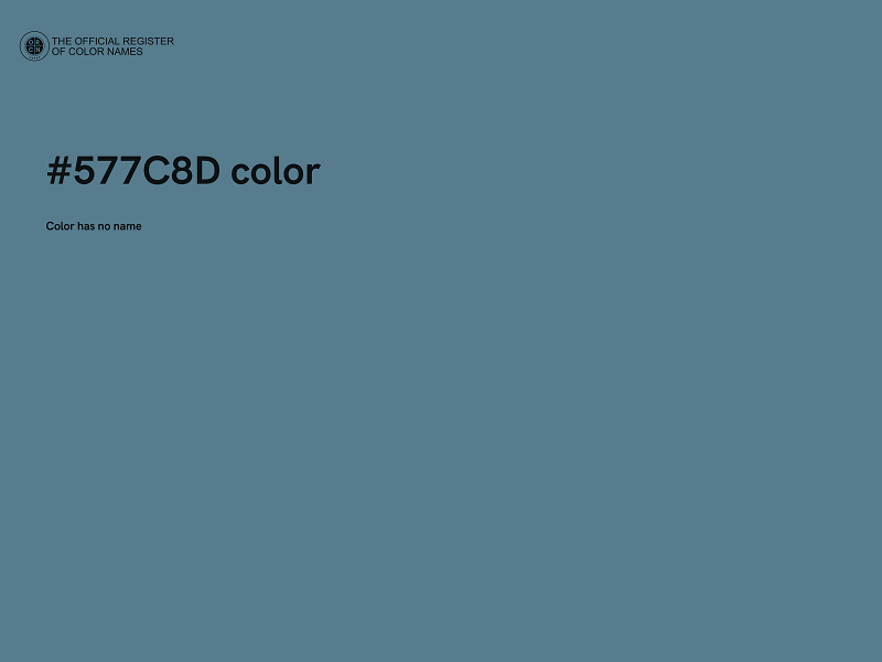 #577C8D color image