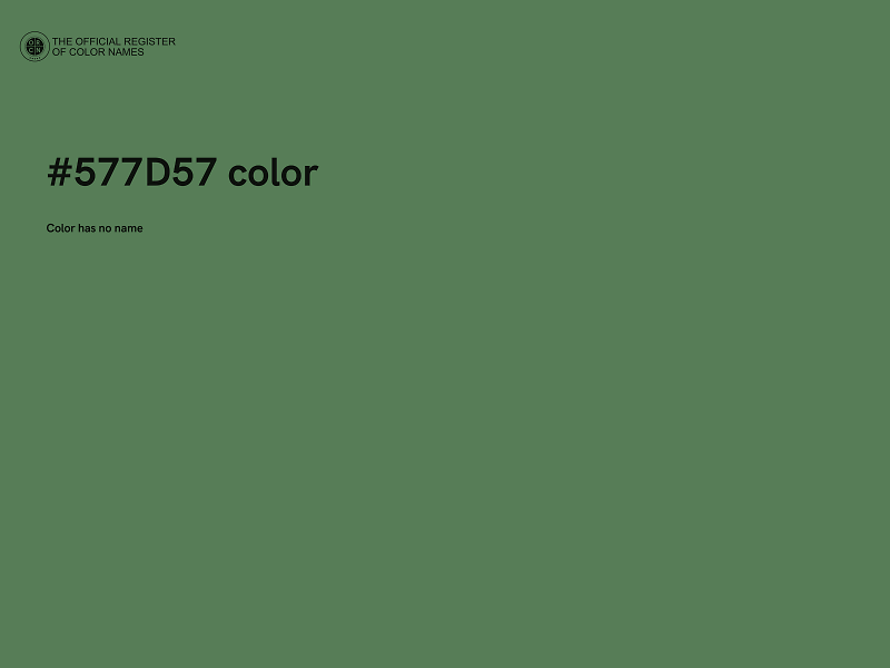 #577D57 color image