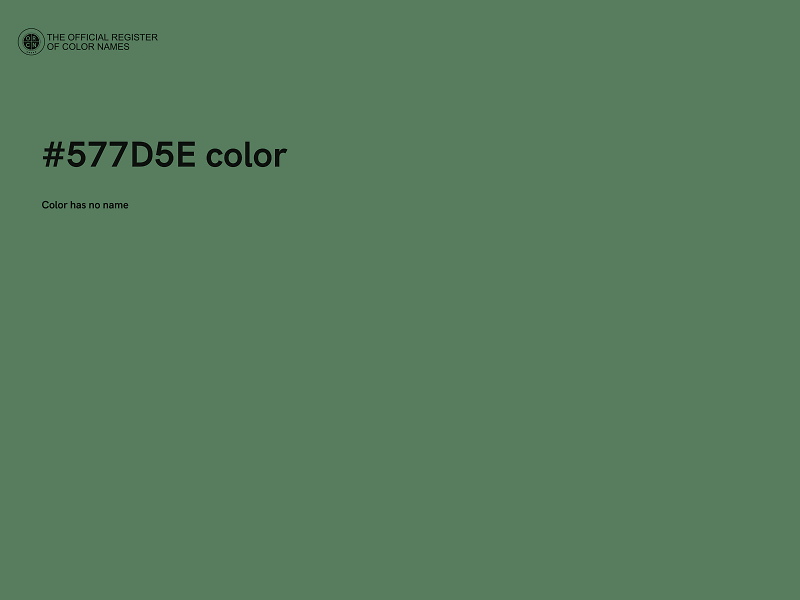 #577D5E color image