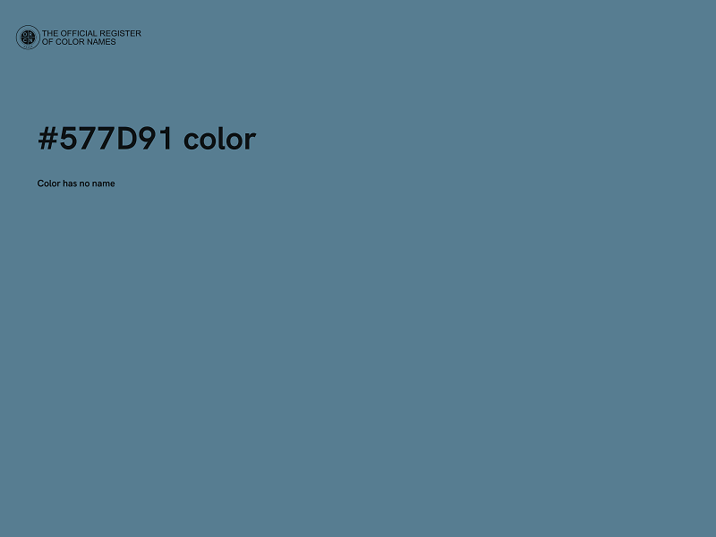 #577D91 color image