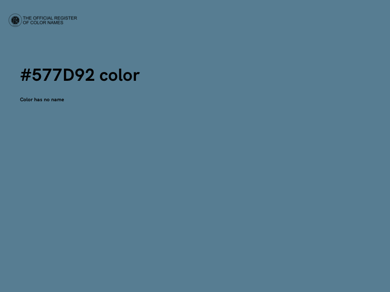 #577D92 color image