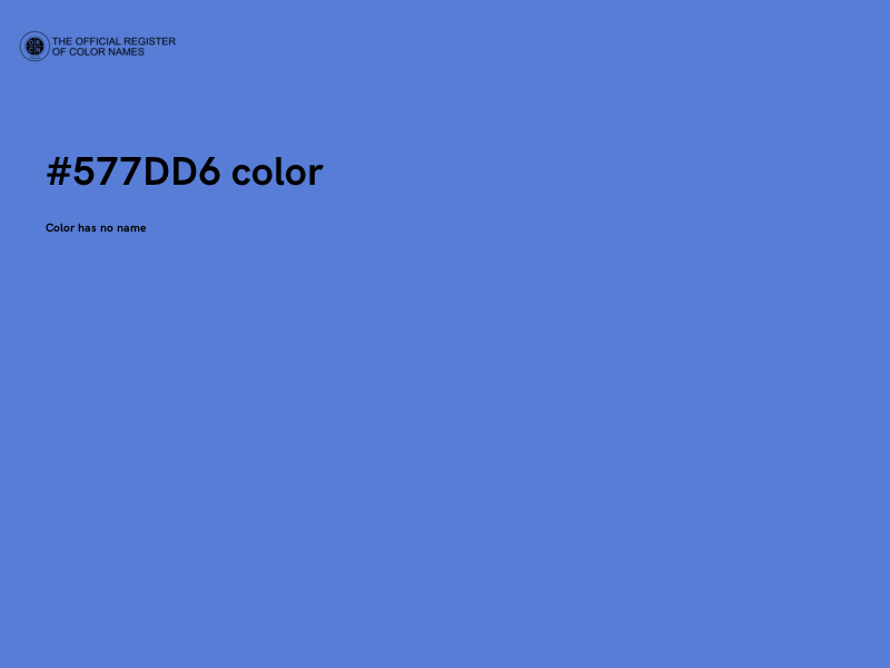 #577DD6 color image