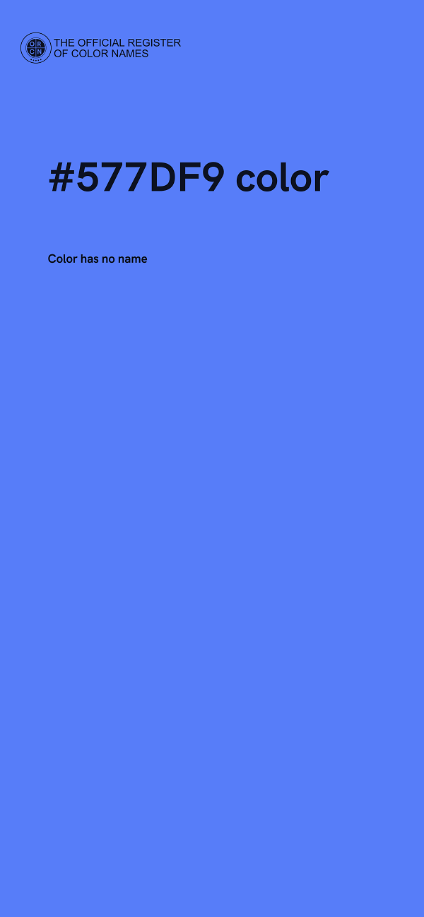#577DF9 color image