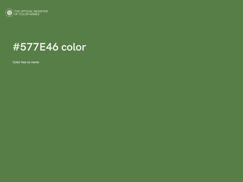 #577E46 color image