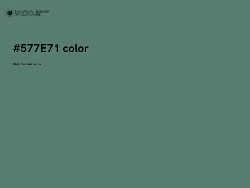 #577E71 color image