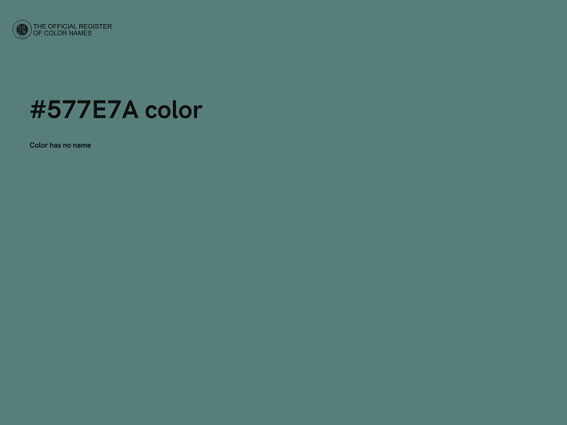 #577E7A color image