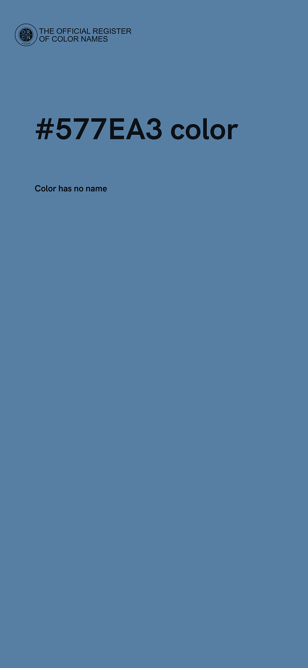 #577EA3 color image