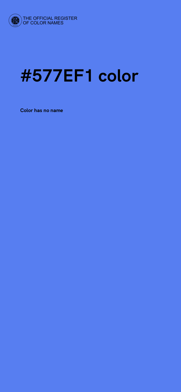 #577EF1 color image