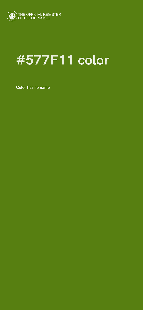 #577F11 color image
