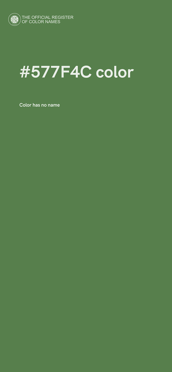 #577F4C color image
