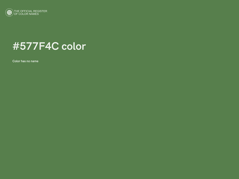 #577F4C color image