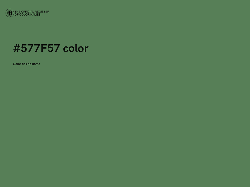 #577F57 color image
