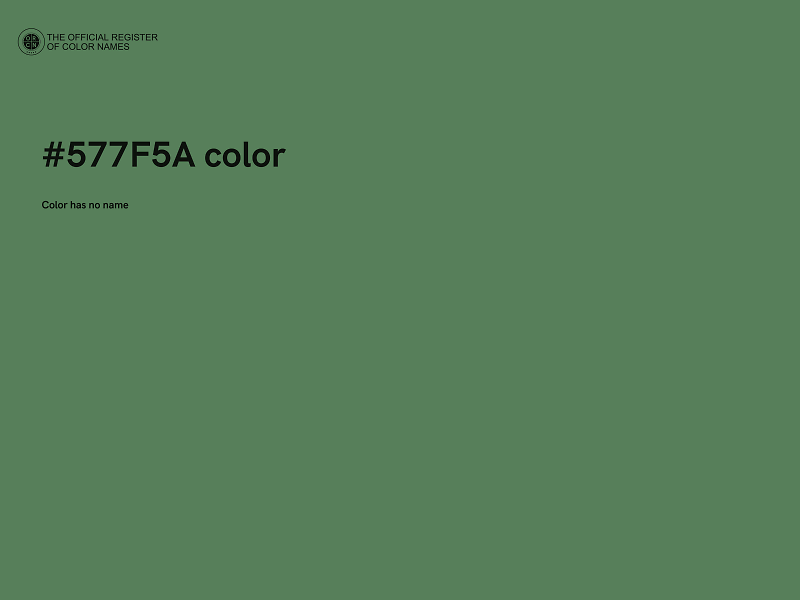 #577F5A color image