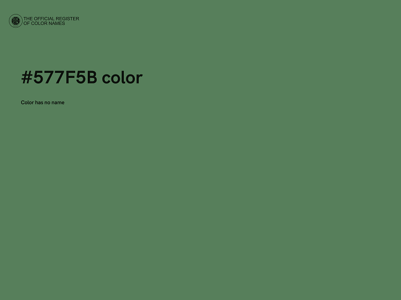 #577F5B color image