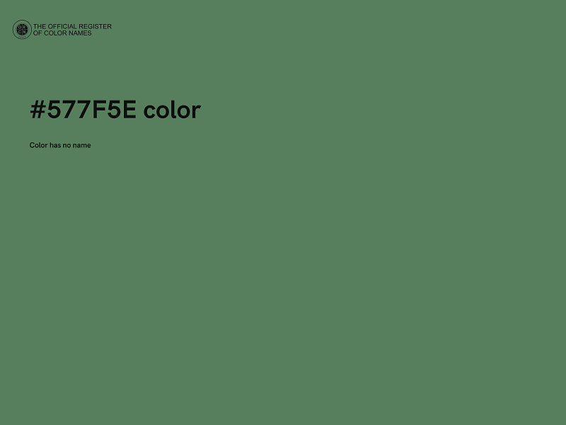 #577F5E color image