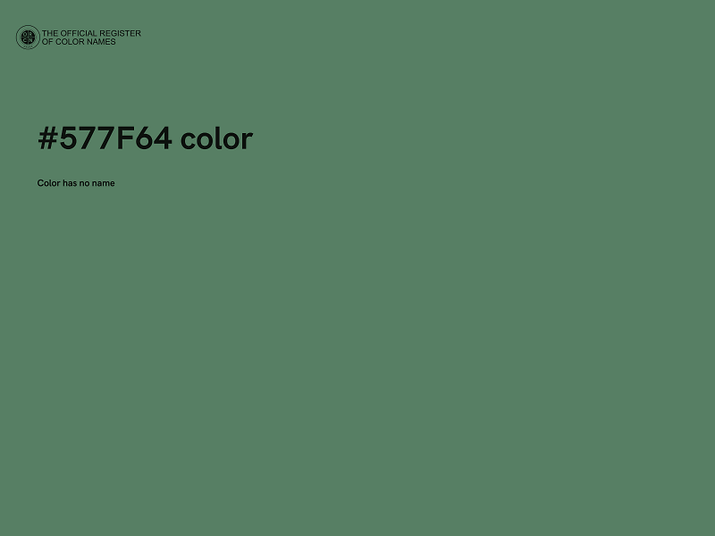 #577F64 color image
