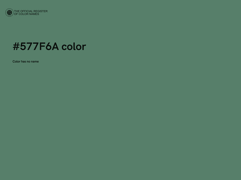 #577F6A color image