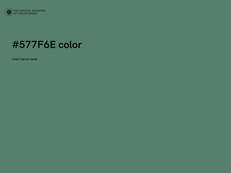 #577F6E color image