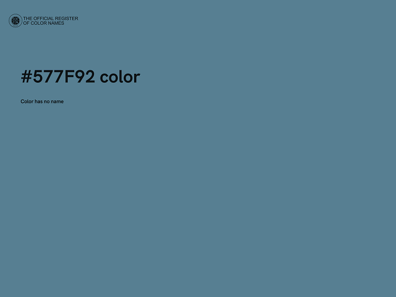 #577F92 color image