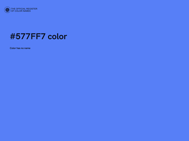 #577FF7 color image