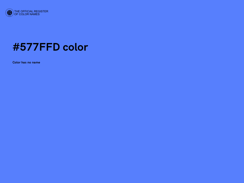 #577FFD color image