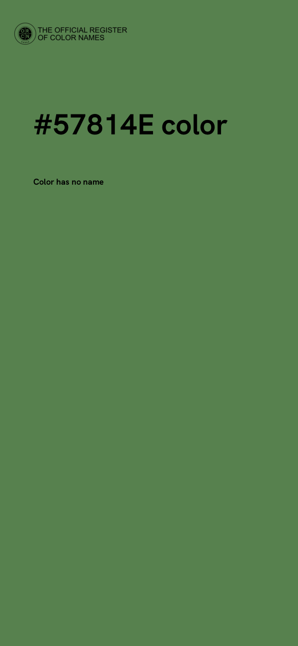 #57814E color image
