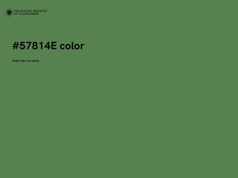#57814E color image