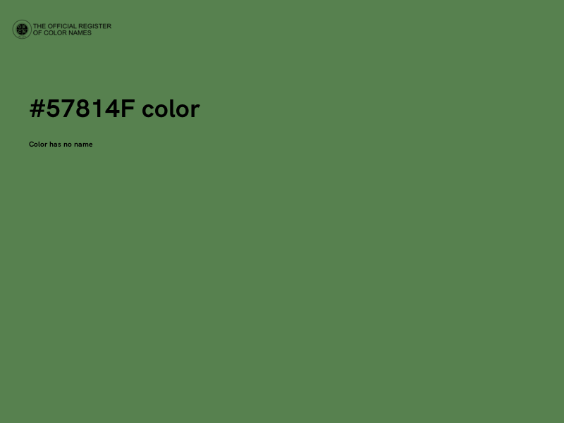 #57814F color image