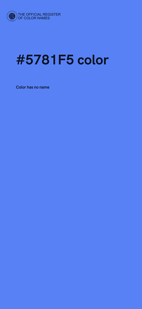#5781F5 color image