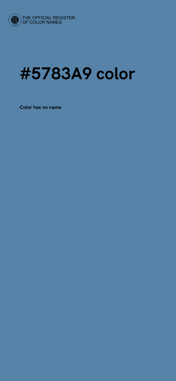 #5783A9 color image
