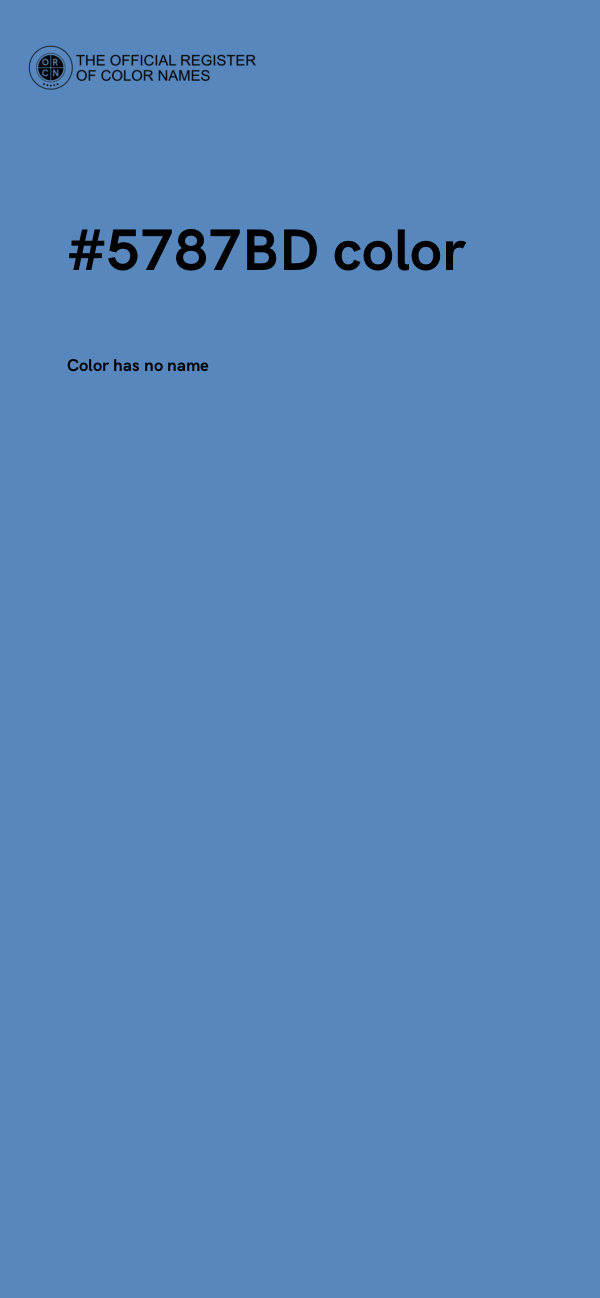 #5787BD color image
