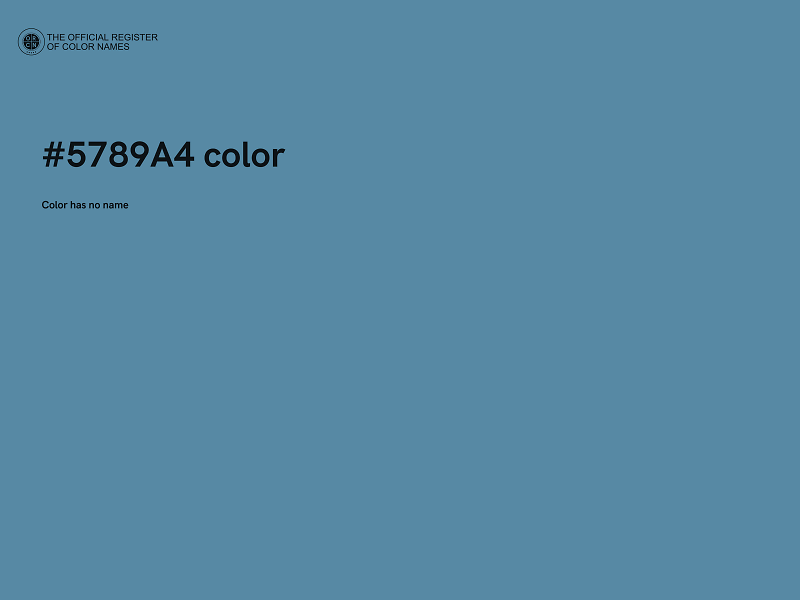 #5789A4 color image