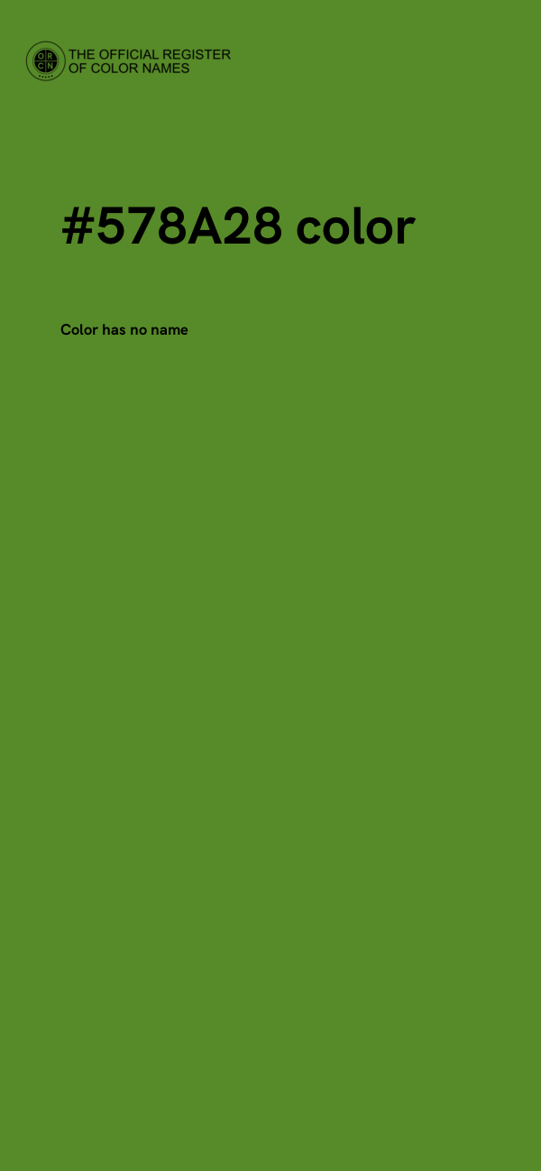 #578A28 color image