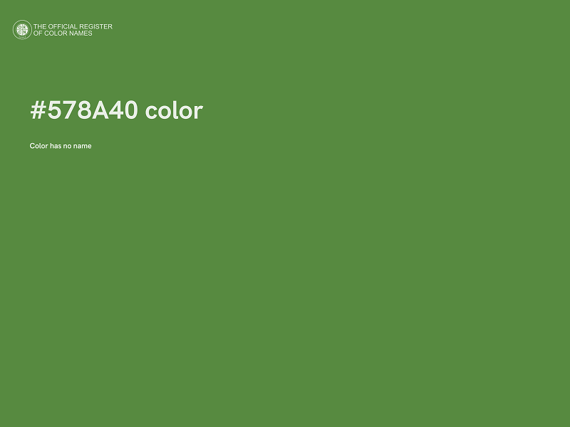 #578A40 color image