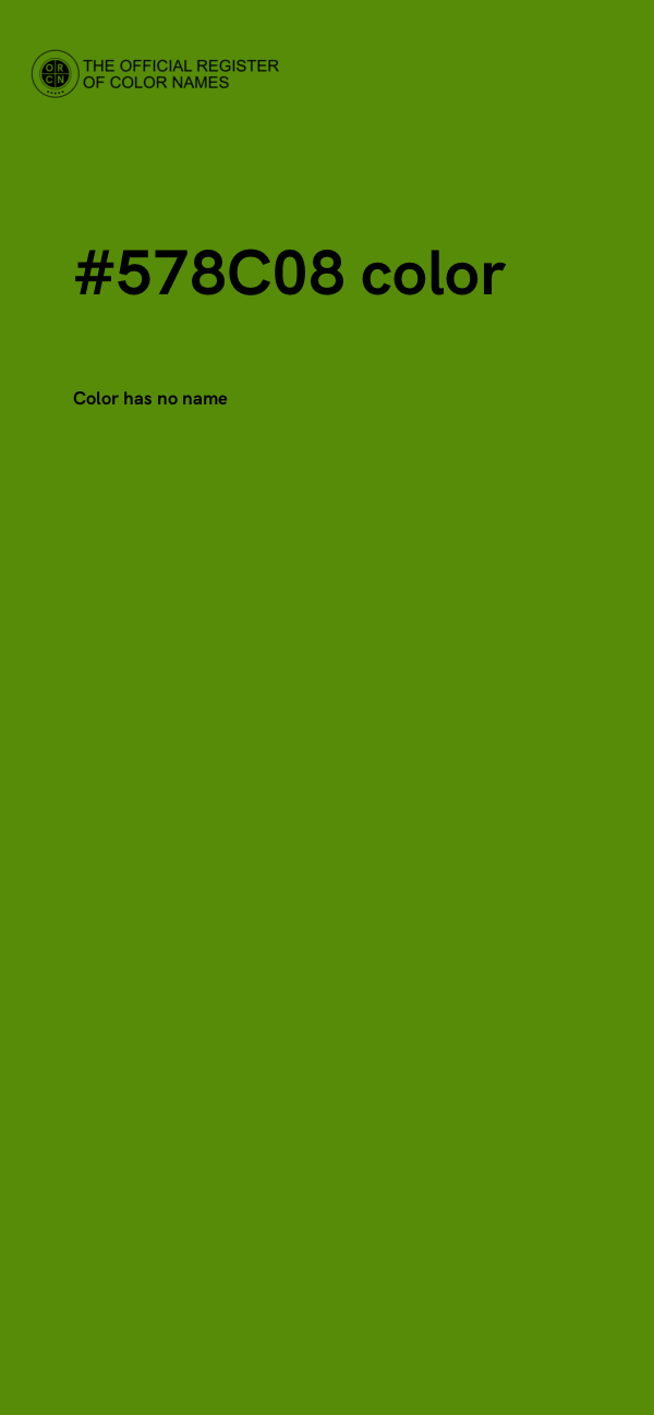#578C08 color image