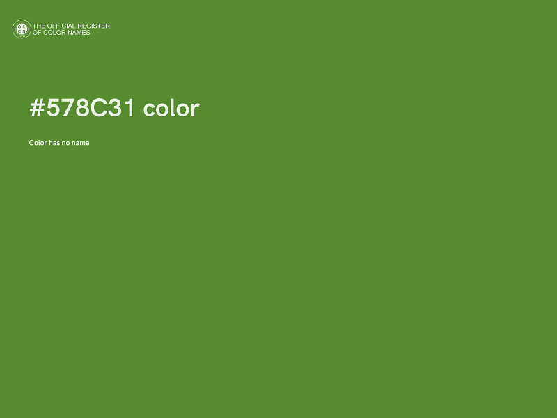 #578C31 color image
